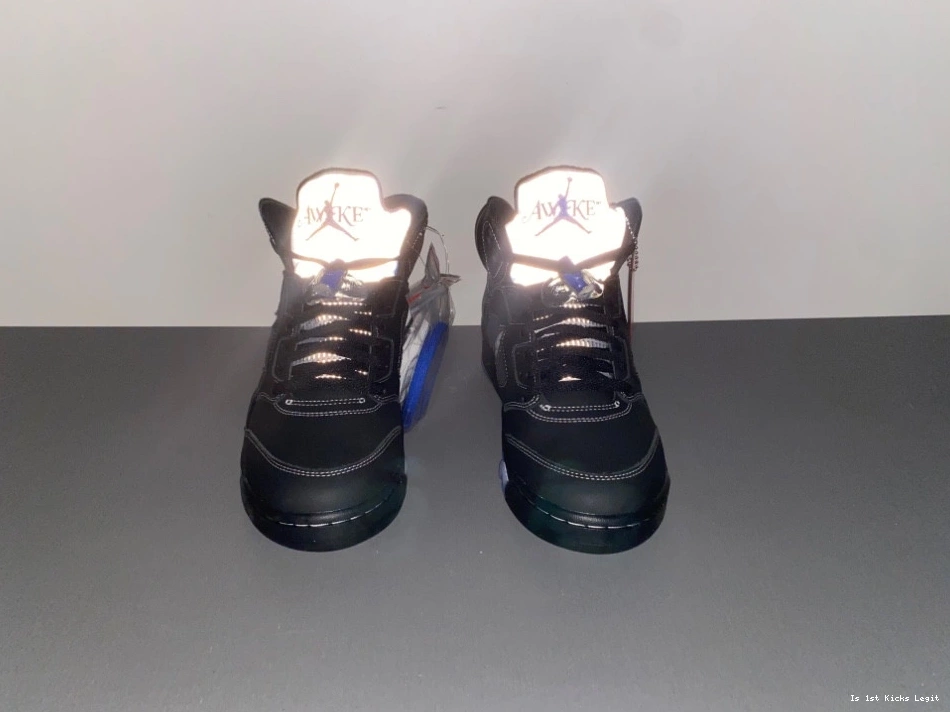 NY Men's DV4982-004 Black Jordan Retro 5 Awake  1030